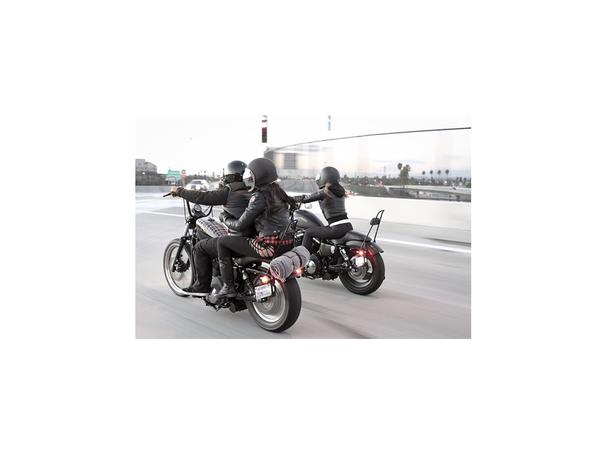Burly Brand Tall Sissy Bar With Pad Black Burly Brand