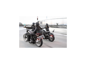 Burly Brand Tall Sissy Bar With Pad Black Burly Brand
