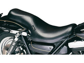 Le Pera Silhouette 2 Up Smooth Seat 165,1mm Wide Passenger Area Black Vinyl Le Pera Default Title