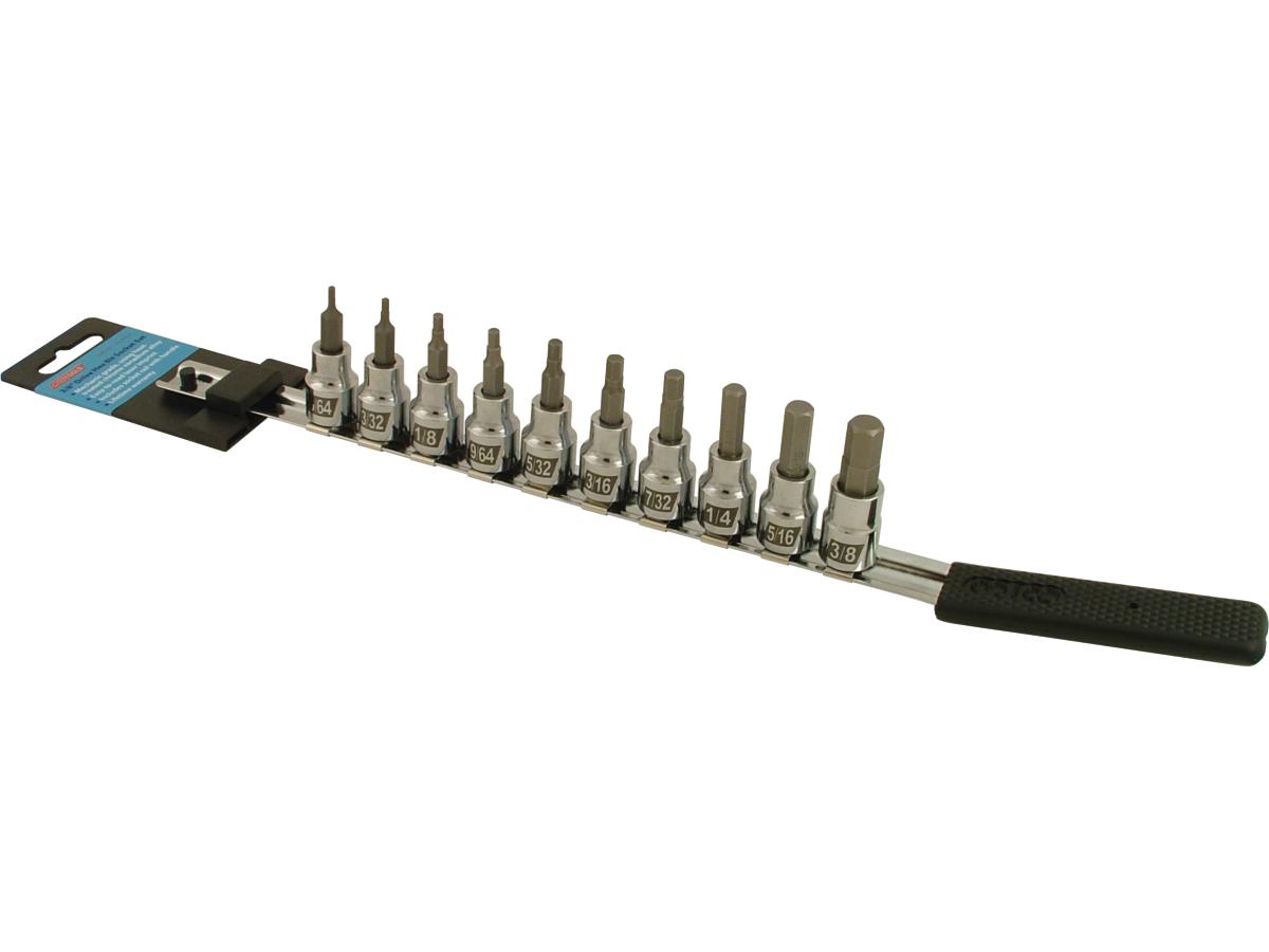 Cruz Tools Hex Inch 3/8" Drive Bit Sets Cruztools Default Title