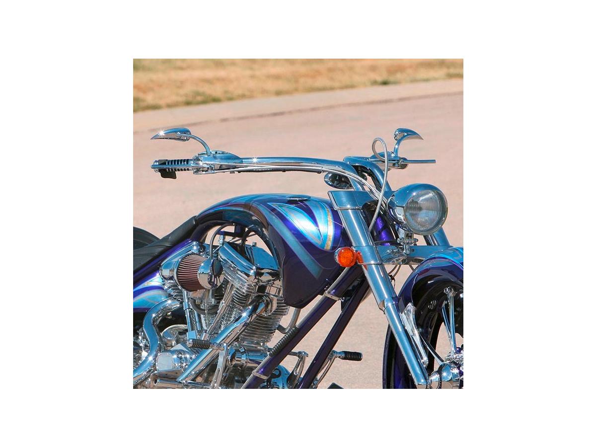 Arlen Ness Rad Ii Micro Mirror Chrome Left Arlen Ness
