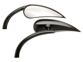 Arlen Ness Rad Ii Micro Mirror Black Powder Coated Left Arlen Ness Default Title