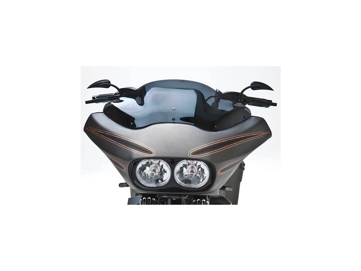 Arlen Ness Rad Ii Micro Mirror Black Powder Coated Left Arlen Ness