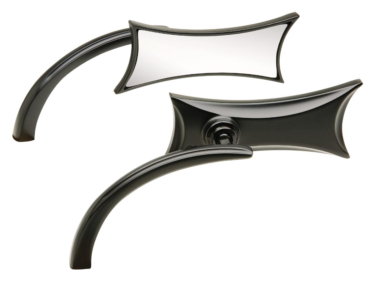 Arlen Ness Four Point Micro Mirror Black Powder Coated Left Arlen Ness Default Title