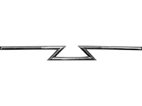 Cce 1" Z Bar Handlebar Dimpled 3 Hole Chrome 1" Throttle Cables Cce Default Title