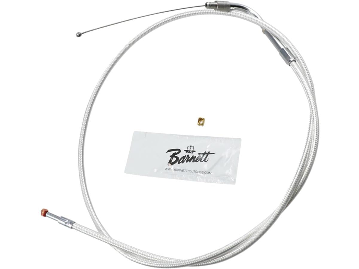 Barnett Platinum Idle Cable 45 ° Stainless Steel Clear Coated Chrome Look 28,5" Barnett Default Title