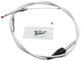 Barnett Platinum Idle Cable With Switch For Cruise Control Models 90 ° Stainless Steel Clear Coated Chrome Look 26"/10 3/4" Barnett Default Title