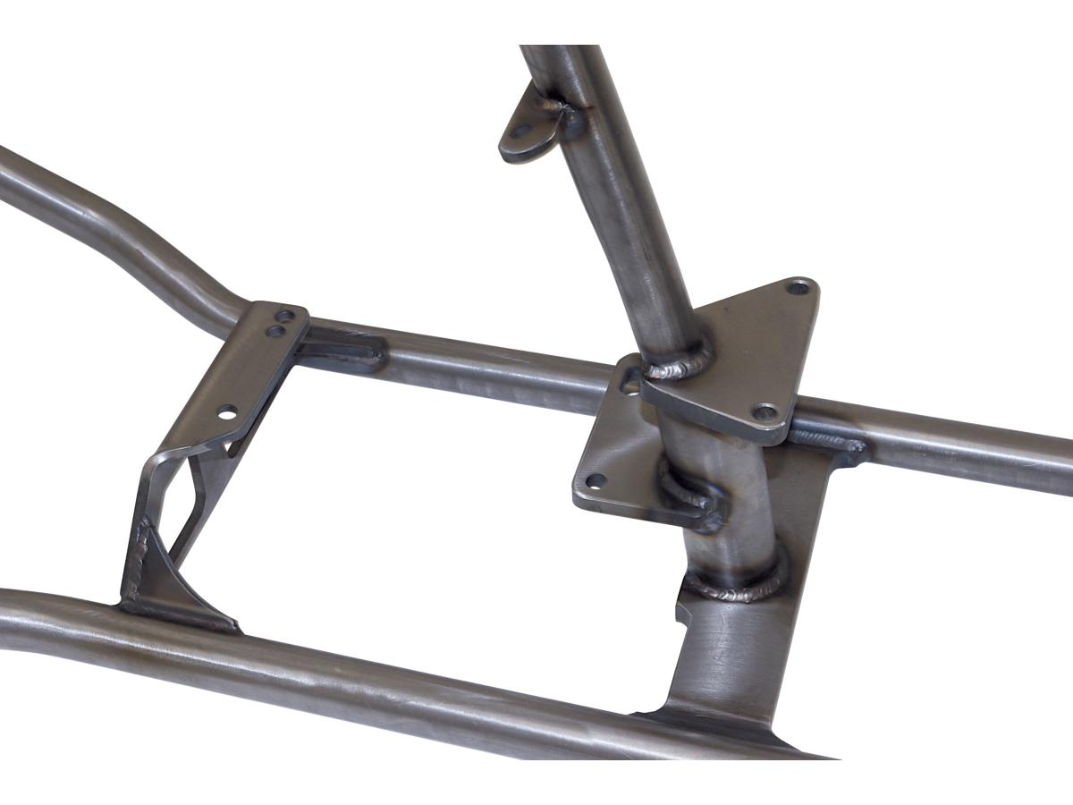 Santee Rigid Single Downtube Chopper Frame For Up To 200 Tyre Santee Default Title