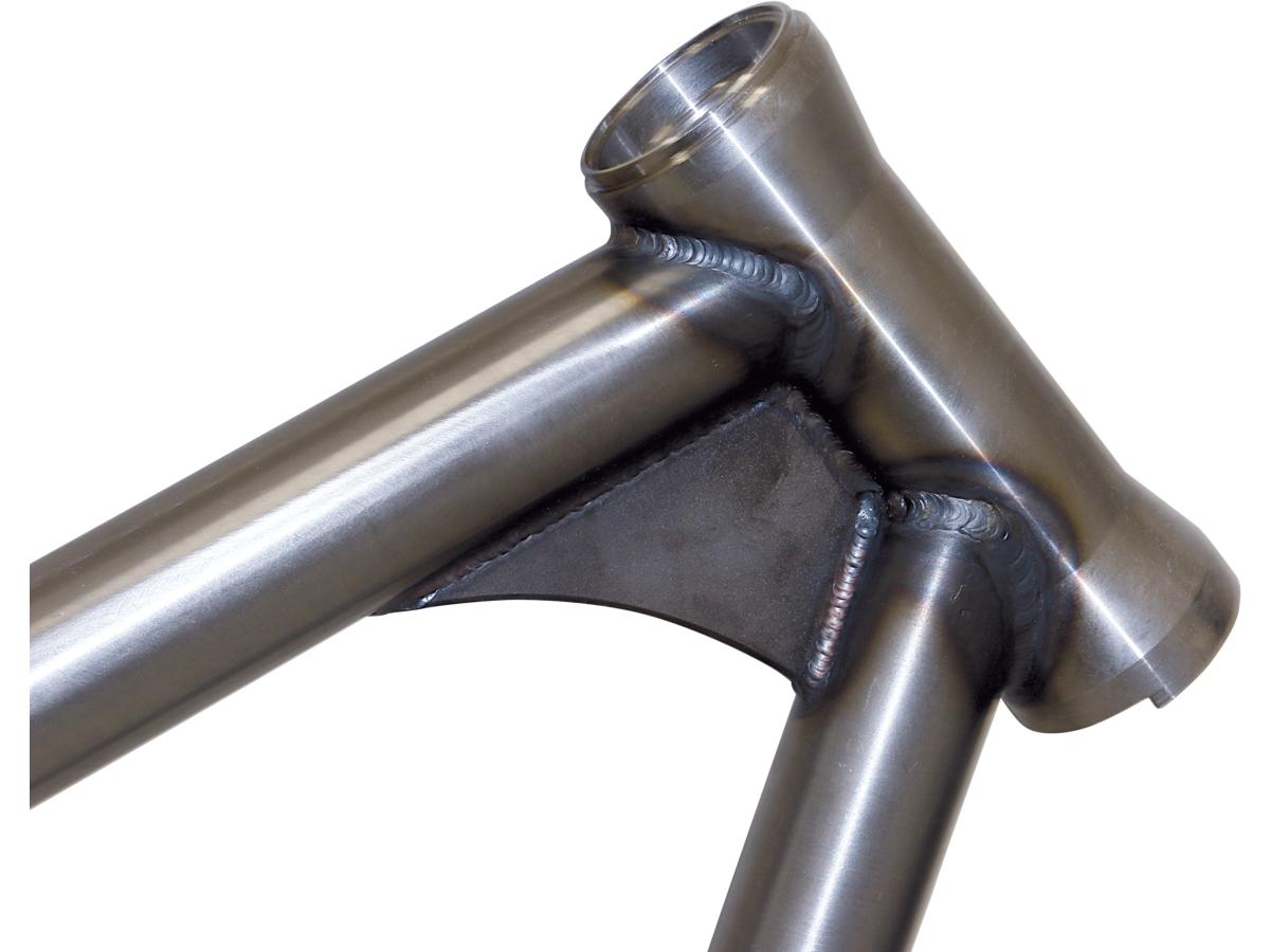 Santee Rigid Single Downtube Chopper Frame For Up To 200 Tyre Santee