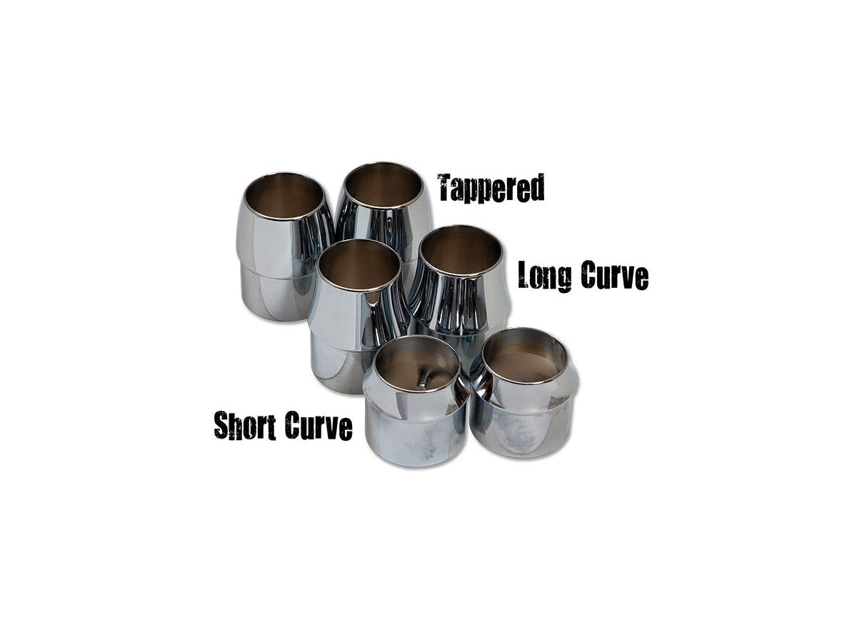 Paughco Exhaust End Cap Tapered Chrome 2" Paughco Default Title