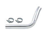 Paughco Paughco Exhaust Heat Shields Rear, Drag Pipes, Paughco Exhaust 724 40 Chrome Paughco Default Title