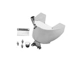 Santee 3 Quart Custom Wrap Around Side Fill Oil Tank Chrome Santee Default Title