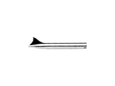 Paughco 18" Straight Fishtail Muffler Chrome 1,75" Paughco Default Title