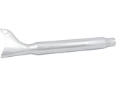 Paughco Universal Fishtail Muffler With Slider For Right Side Installation Chrome Paughco Default Title
