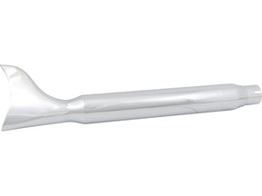 Paughco Universal Fishtail Muffler With Slider For Right Side Installation Chrome Paughco Default Title