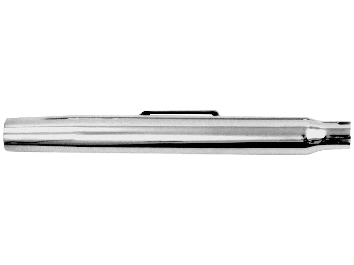Paughco Tapered Muffler 22" Long, 2" Diameter, 1,75" Inlet Chrome Paughco Default Title