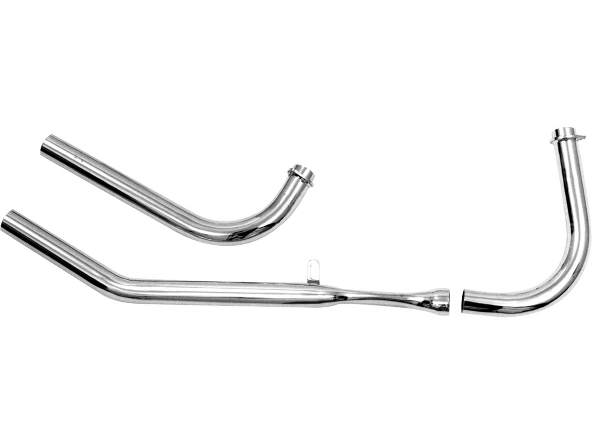 Paughco Upsweep Squish Pipe For 66 69 Rigid Frames Headers Chrome 1,75" Paughco Default Title