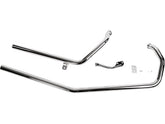 Paughco Upsweep Drag Pipes For Sportster Models Straight Cut For Sportster Engines In Oem Swingarm Frames Chrome 1,75" Paughco Default Title