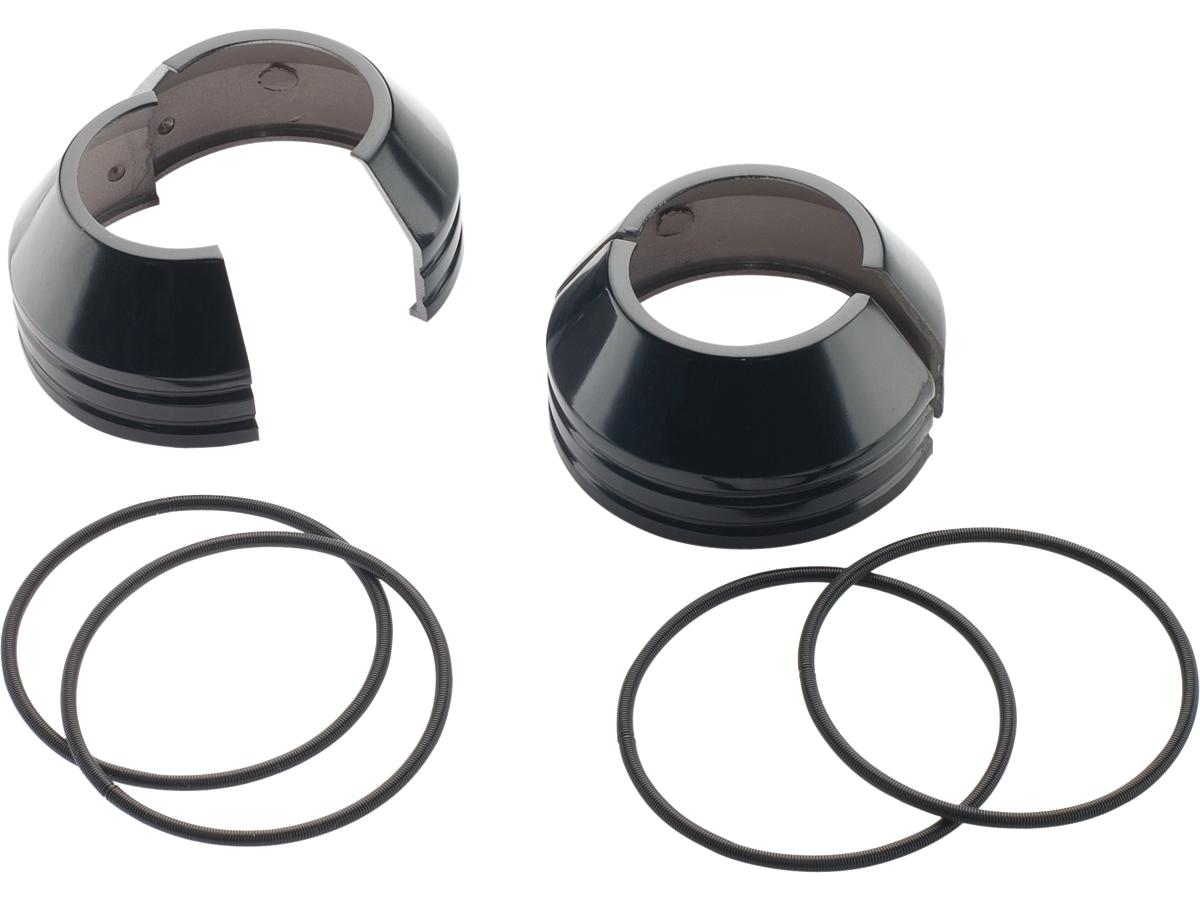 Cce 2 Piece Fork Boot Cover With Interlocking Springs Black Cce Default Title