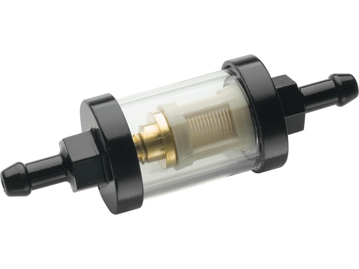 Cce See Flow Glass Fuel Filter 1/4" Fuel Lines Black Cce Default Title