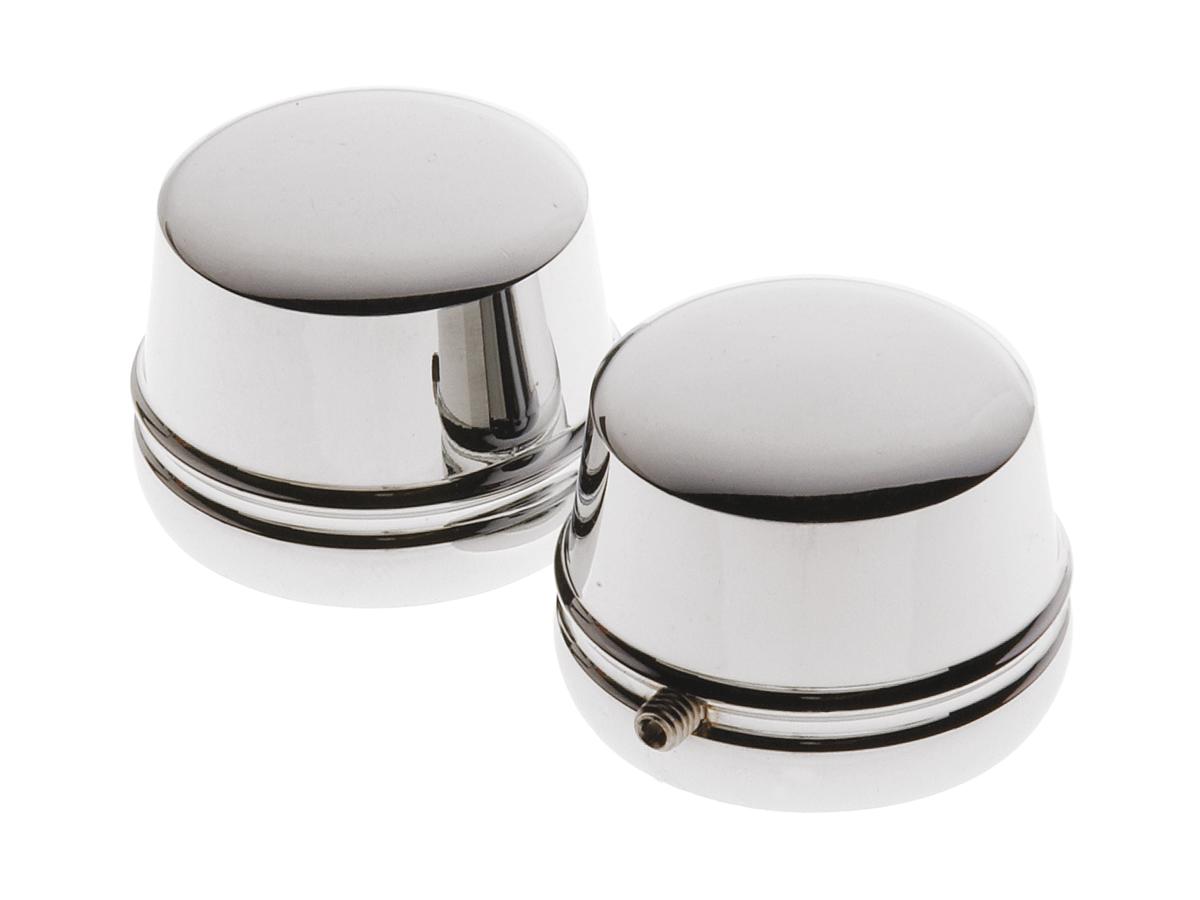 Cce Tapered Axle Cover Round 30,4mm / 23mm Chrome Cce Default Title
