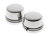 Cce Tapered Axle Cover Round 30,4mm / 23mm Chrome Cce Default Title