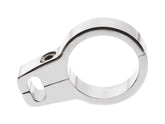 Cce Cable Clamp For Dual Throttle Cable And 1 1/4" Diameter Tubing Chrome Cce Default Title