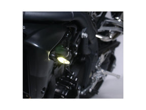 Kellermann Micro 1000 Pl Led Turn Signal/Position Light Black Clear Led Kellermann