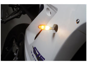 Kellermann Micro 1000 Pl Led Turn Signal/Position Light Black Clear Led Kellermann