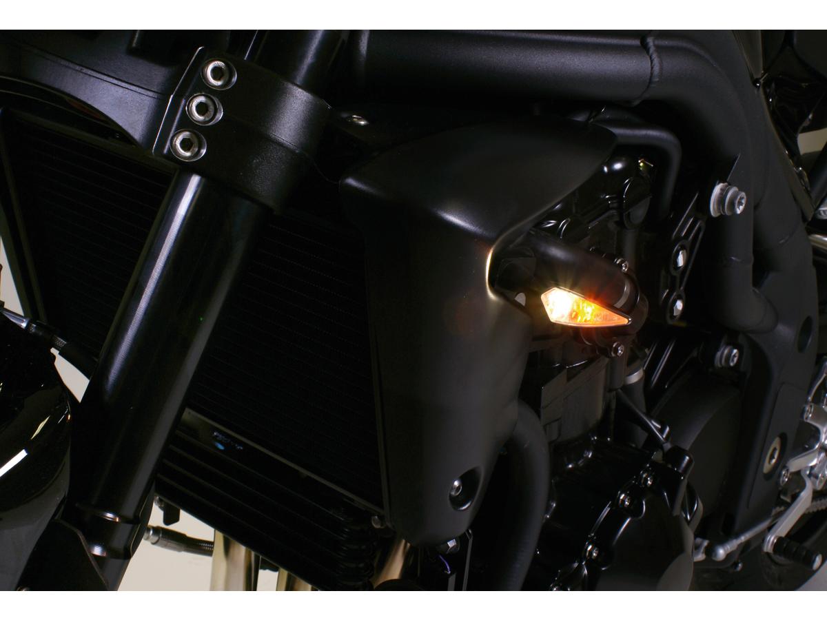 Kellermann Micro Rhombus Pl Led Turn Signal/Position Light Front Left Black Clear Led Kellermann