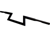 Fehling 1 1/4" Z Bar With 1 1/4"" Clamp Diameter Handlebar With 1 1/4" Clamp Diameter Dimpled 5 Hole Black Powder Coated 1 1/4" Fehling Default Title