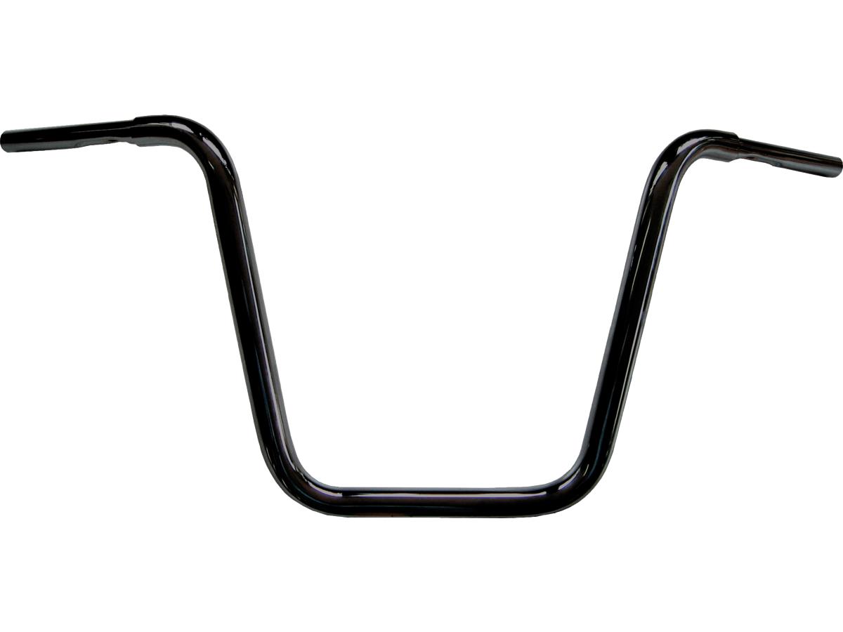 Fehling 400 Fat Ape Hanger Handlebar With 1 1/4" Clamp Diameter Dimpled 5 Hole Black Powder Coated 1 1/4" Throttle Cables Fehling Default Title