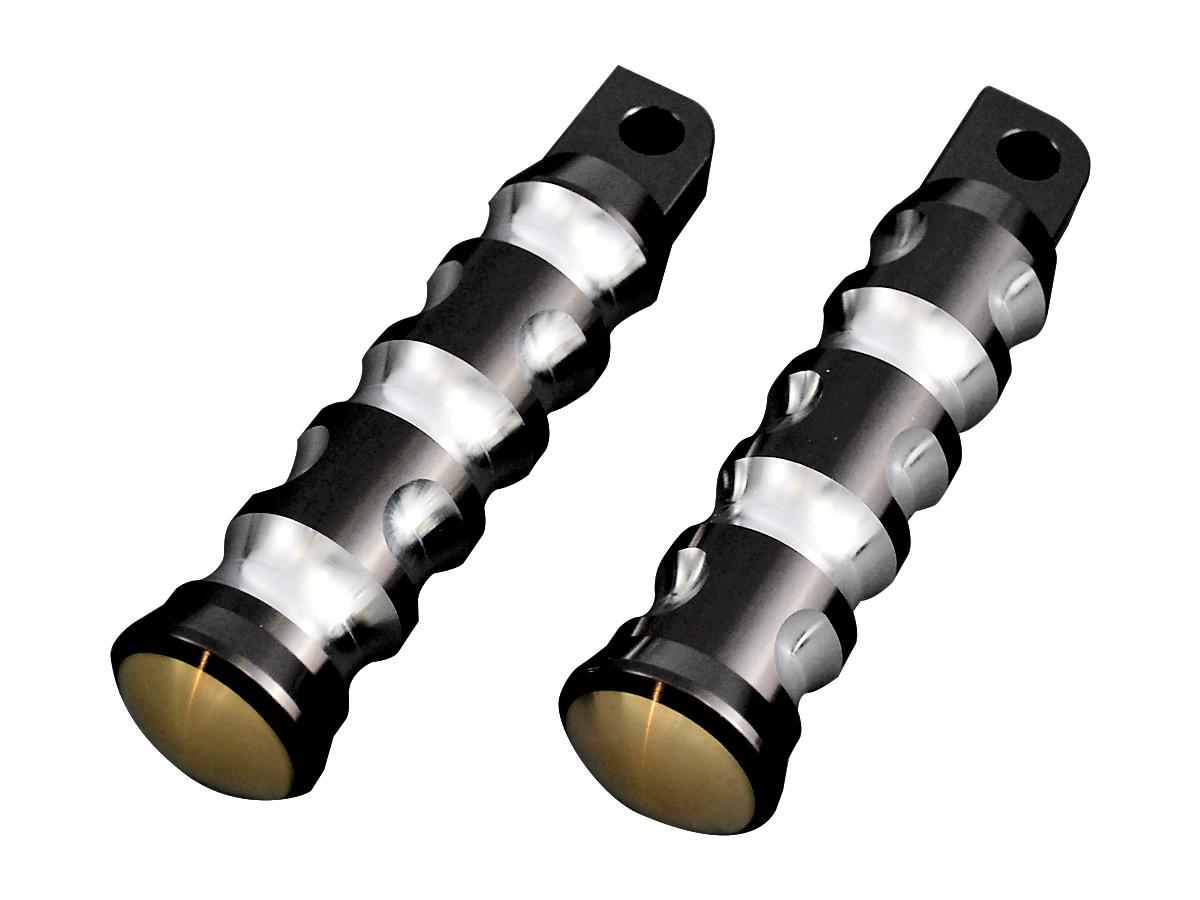 Cycle Kraft Brass Black Driver Footpegs Nf Cycle Kraft Default Title