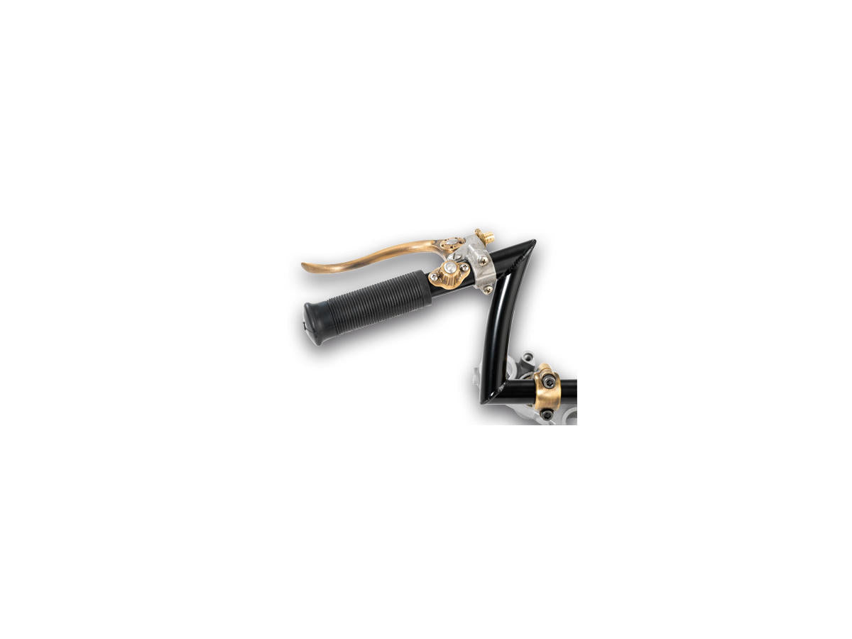 Kustom Tech Deluxe Switch Housing Single Button Brass Satin Kustom Tech