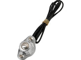 Kustom Tech Deluxe Switch Housing Single Button Chrome Satin Kustom Tech Default Title