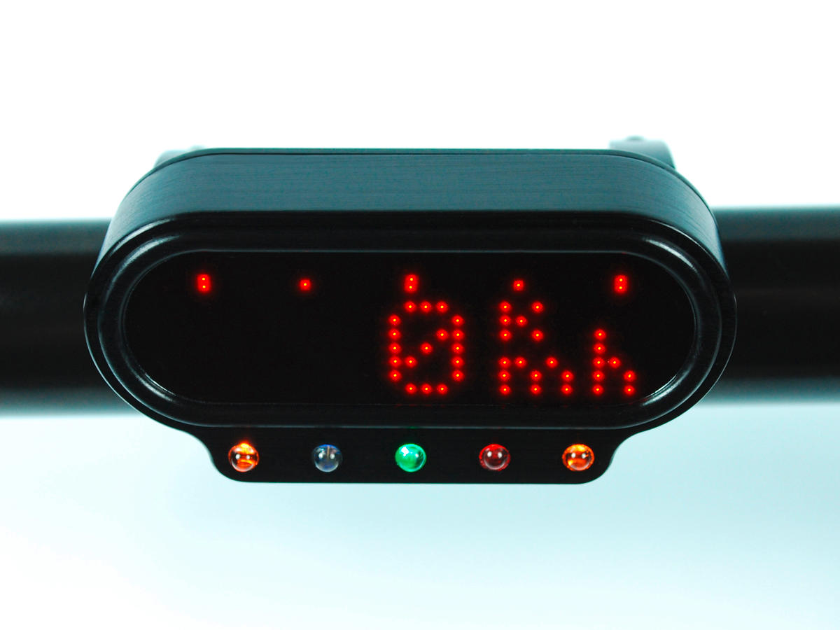 Motogadget Motoscope Mini Combi Frame With Indicator Lights, Black Instrument Frame Motogadget Default Title