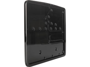 Thunderbike Inside License Plate Base Plate German Size 200x180mm Aluminium Polished Thunderbike
