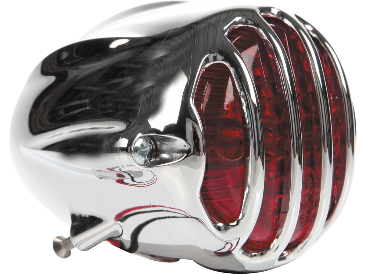 Thunderbike Alcatraz Led Taillight Without Mounting Bracket Aluminium Polished Red Dual Filament Thunderbike Default Title