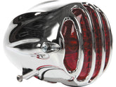 Thunderbike Alcatraz Led Taillight Without Mounting Bracket Aluminium Polished Red Dual Filament Thunderbike Default Title