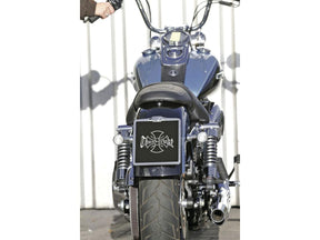 Thunderbike Mid Mount License Plate Base Plate Adapter Black Thunderbike
