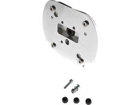 Thunderbike Mid Mount License Plate Base Plate Adapter Black Satin Thunderbike