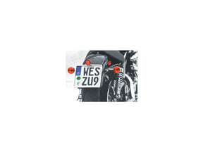 Thunderbike Down And Inside Universal License Plate Bracket Black Thunderbike