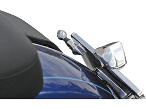 Thunderbike Down And Inside License Plate Turn Signal Bracket Aluminium Polished Thunderbike