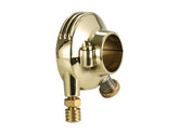 Kustom Tech Deluxe External Throttle Housing With Brass Throttle Clamp Screw And Cable Register Brass Polished 1" Single Cable Kustom Tech Default Title