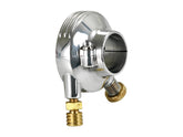 Kustom Tech Deluxe External Throttle Housing With Brass Throttle Clamp Screw And Cable Register Aluminium Polished 1" Single Cable Kustom Tech Default Title