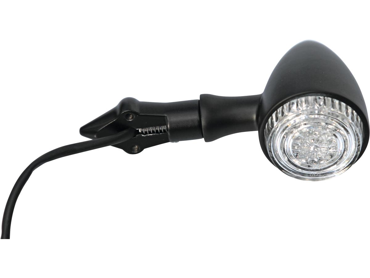 Thunderbike Down And Inside License Plate Turn Signal Bracket Flat Black Thunderbike
