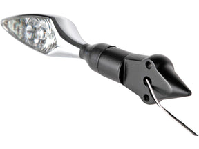 Thunderbike Down And Inside License Plate Turn Signal Bracket Flat Black Thunderbike