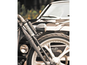 Thunderbike Low Headlight Bracket For Springer Lowering Headlamp Polished Thunderbike