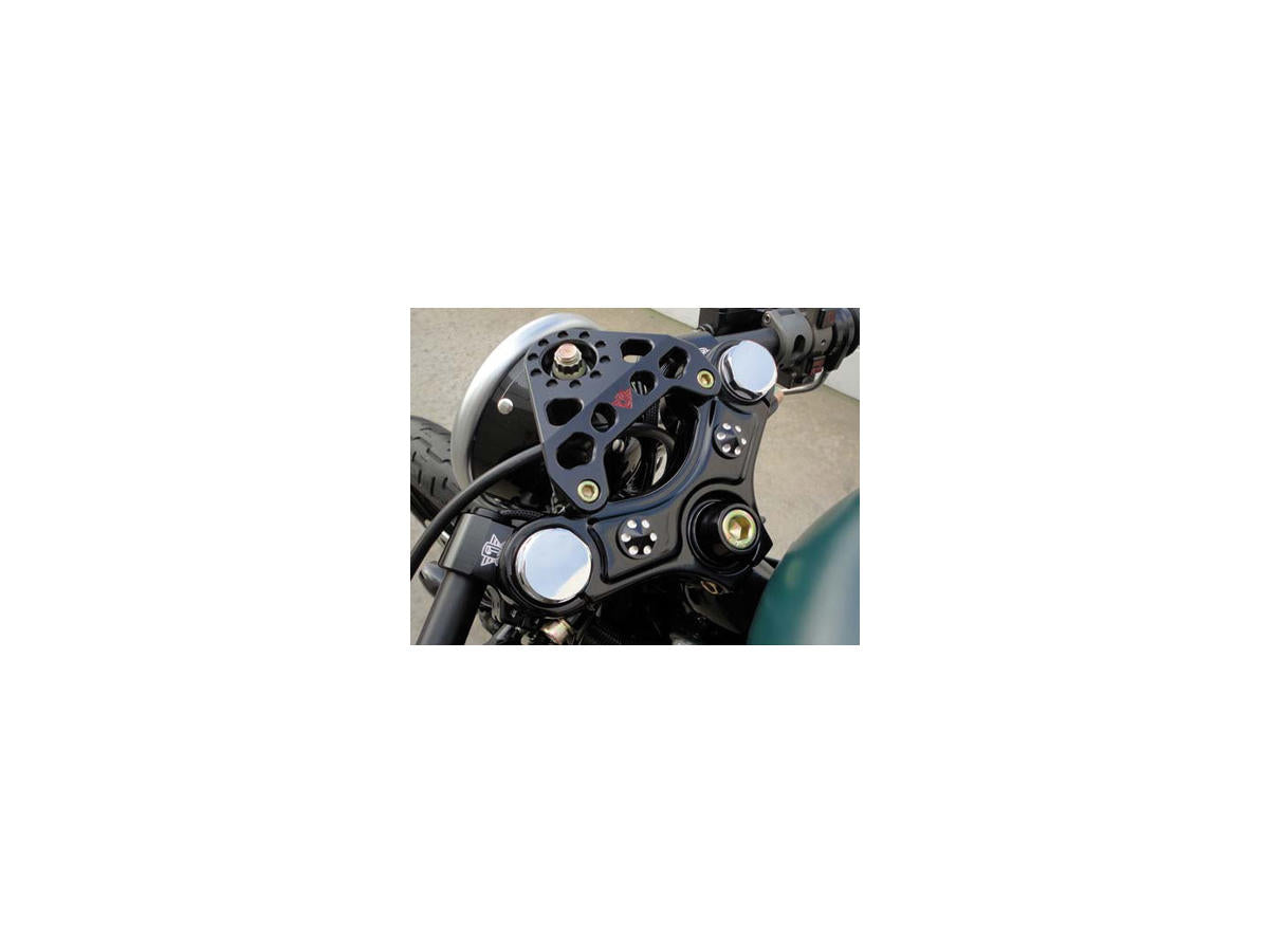 Joker Machine Headlight Bracket Silver Anodized Clear Joker Machine