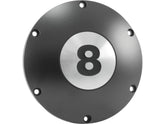 Hells Kitchen Choppers 8 Ball Derby Cover 6 Hole Black Satin Hells Kitchen Choppers Default Title